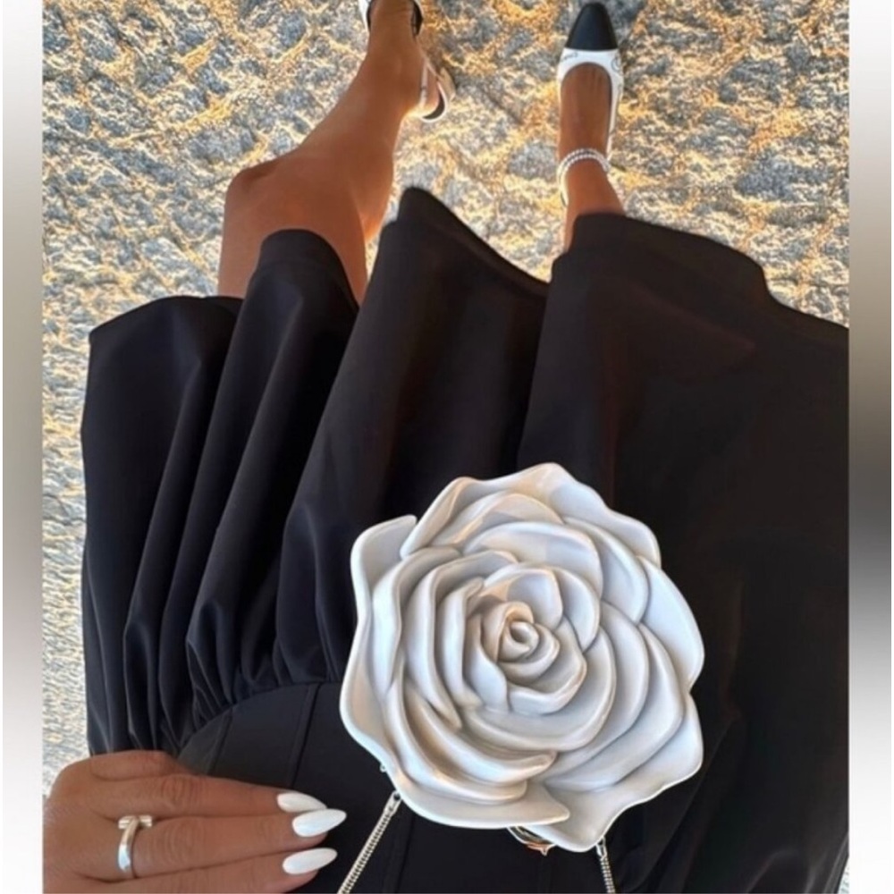 ZARA ROSE SHAPED BOX BAG